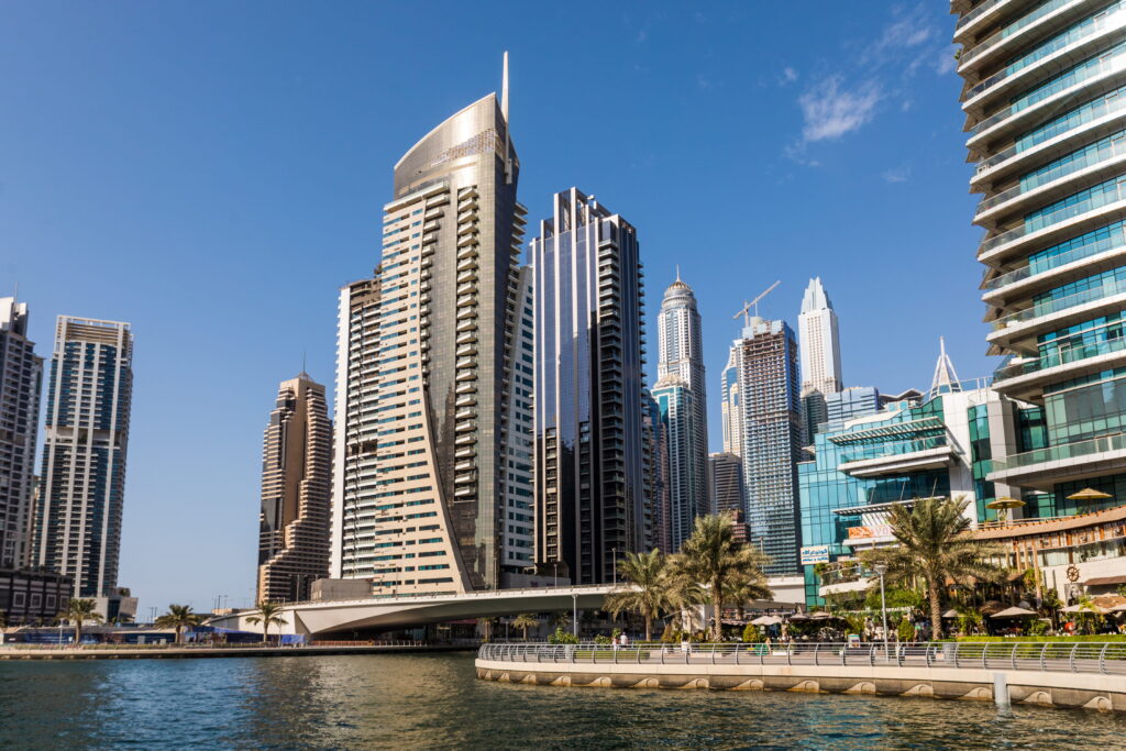 Airbnb management in Dubai Marina luxury apartments with waterfront views